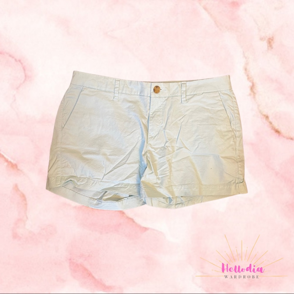Mint green shorts